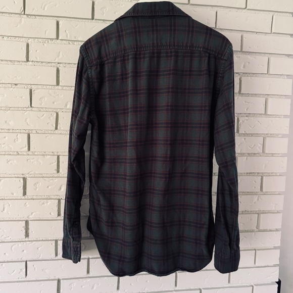 Men's slim fit flannel shirt - Picture 2 of 6